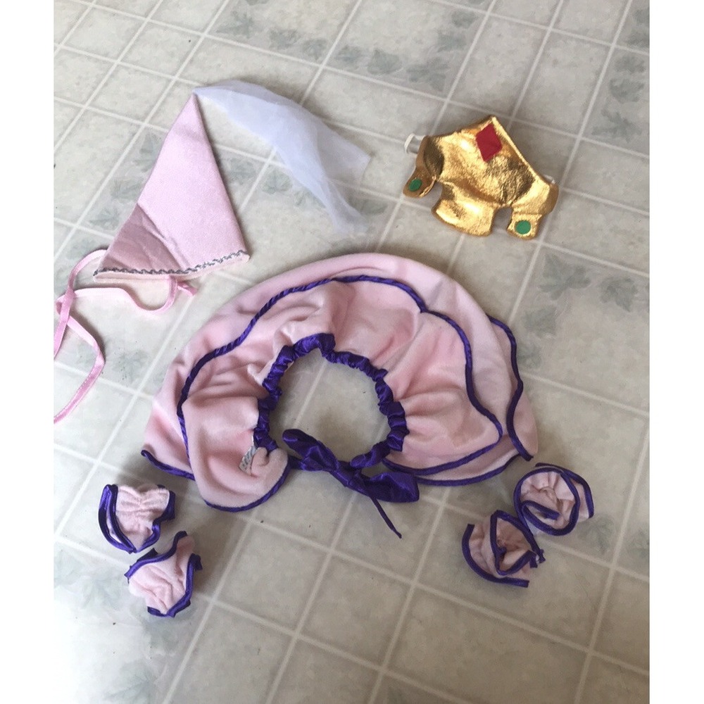 Boots and Barkley Dog Pink Purple Princess Costume Crown Hat One Size Fits All